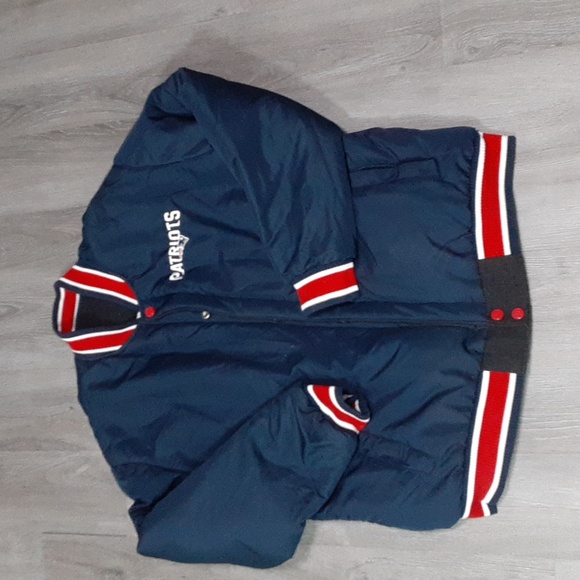 New England Patriots Varsity Reversible Wool Jacket - Picture 12 of 13